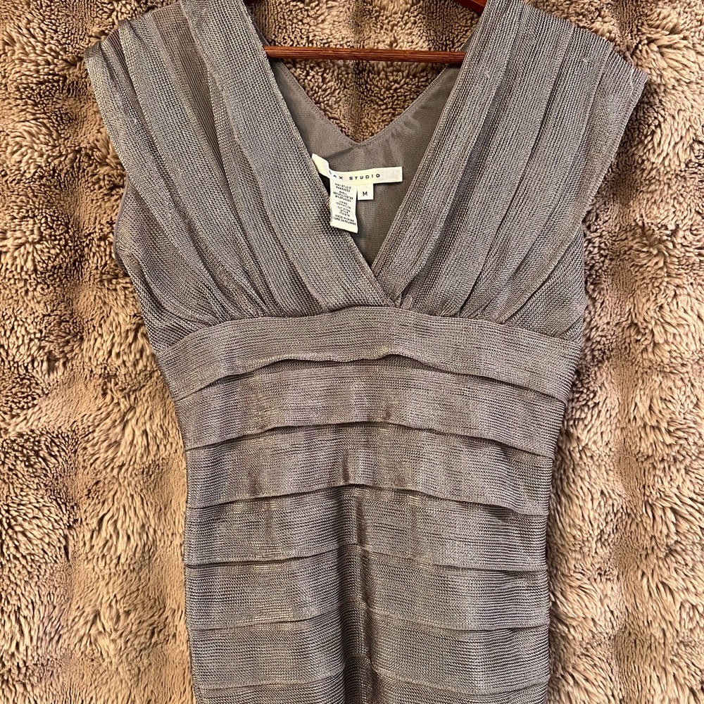 Max Studio Charcoal Knit Blouse